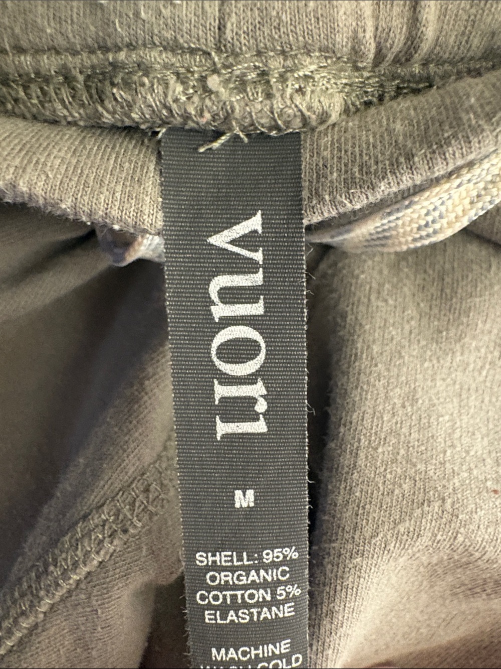 Vuori Taupe joggers - Neutral green